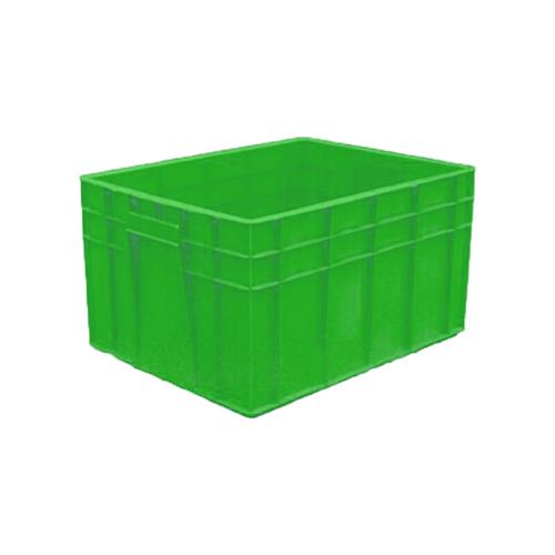 恬晨牌535x410x290mm 大2号箱无盖绿色塑料产品箱塑料工具箱产品