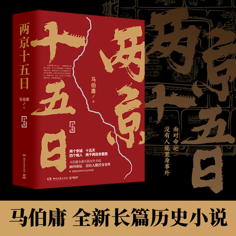 观复博物馆推荐两京十五日全两册马伯庸著全新长篇历史小说图书