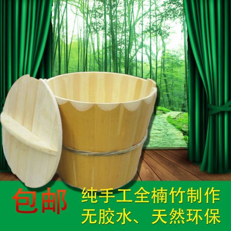 纯手工精致款蒸饭木桶原生态竹桶竹甑子 竹筒饭 盛饭家用蒸米饭桶