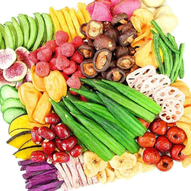 综合果蔬脆低脂0热量即食零食儿童休闲营养食品速食蔬菜干水果干