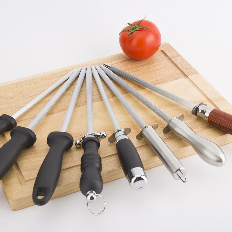 磨刀棒 磨刀器不锈钢厨房工具家用菜刀打磨器 握式磨刀棒厂家