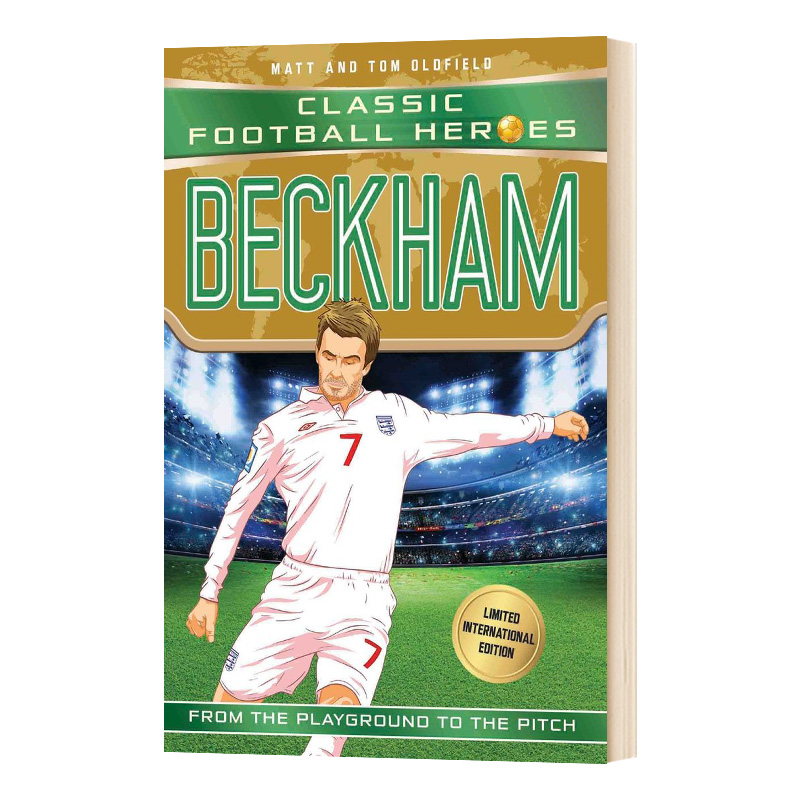 华研原版 经典足球明星人物传记 贝克汉姆 英文原版 Beckham Classic Football Heroes 英文版 进口英语书籍