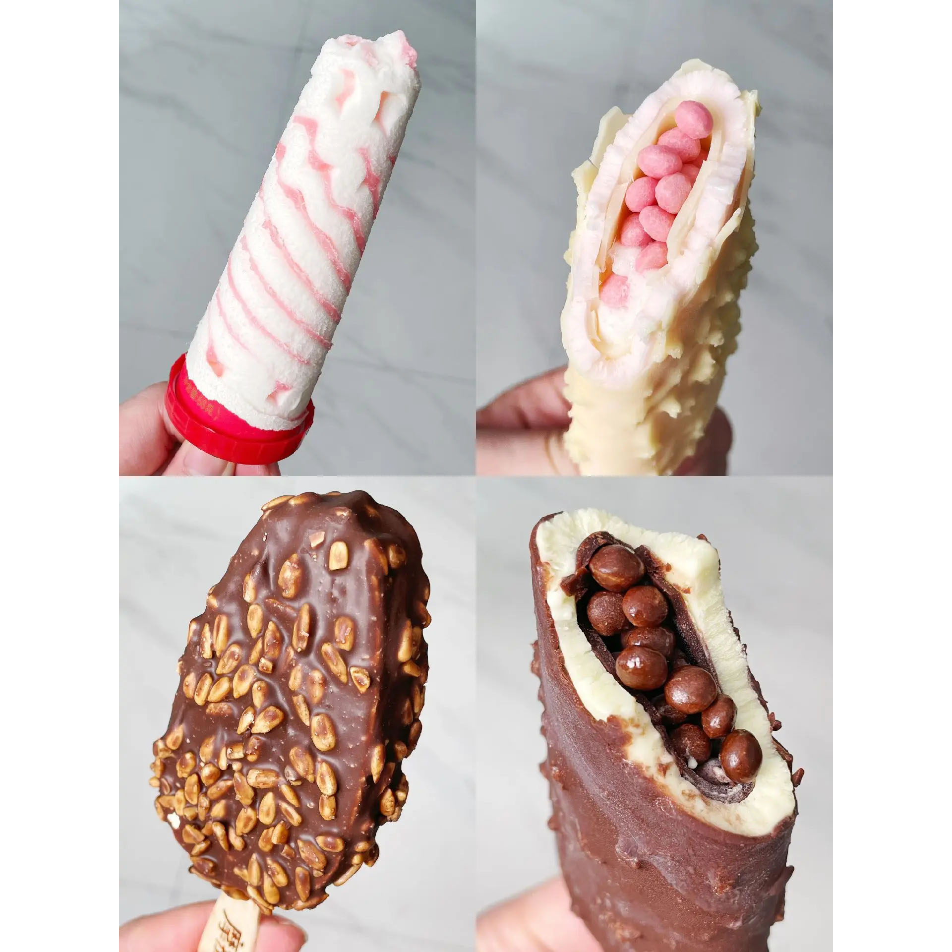 木伦河冰淇淋悦芯思巧克力脆皮雪糕冷饮网红冰激凌20支