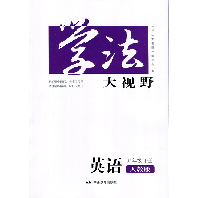 24春 学法大视野·英语八年级下册（配人教） 湖南教育出版社 新华书店正版图书