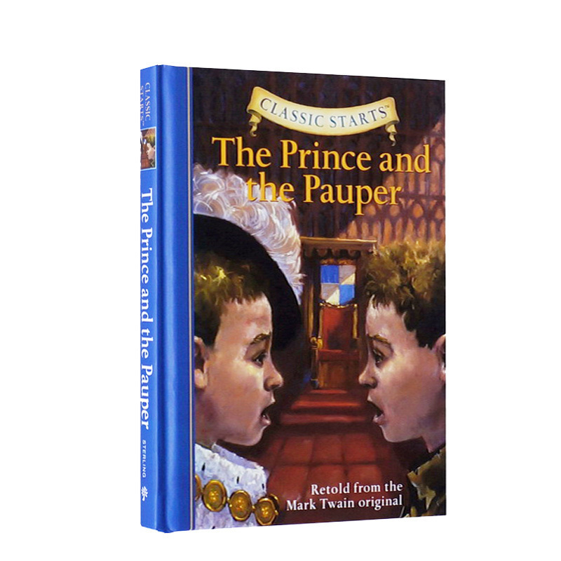Classic Starts系列 The Prince and the Pauper 王子与贫儿 乞丐王子 英文原版儿童小说 世界经典名著 精装版