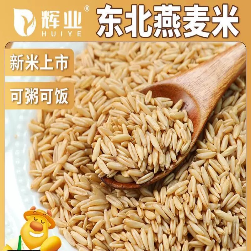 辉业东北燕麦米生燕麦仁新米2023年新五谷杂粮米饭糙米有机非胚芽