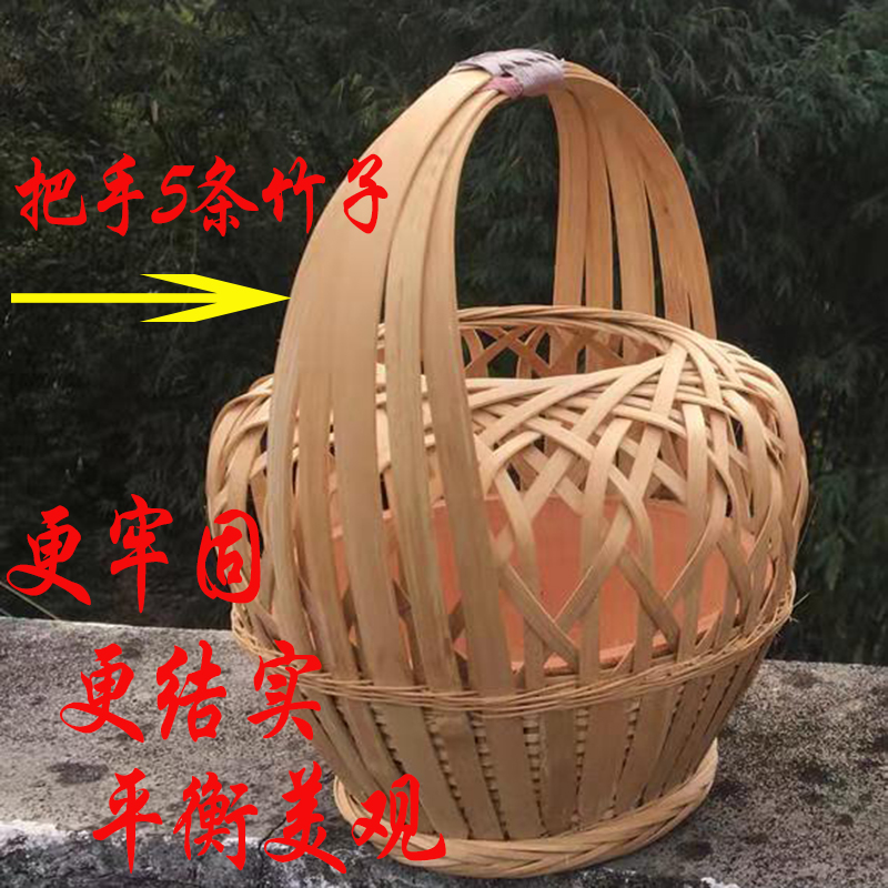 广西火笼手工竹编取暖传统怀旧火炉怀炉烤火烘笼子新居结婚用品