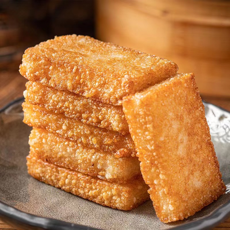 安徽特产粢饭糕咸味半成品油炸类早餐代餐速食材糯米糍粑上海风味