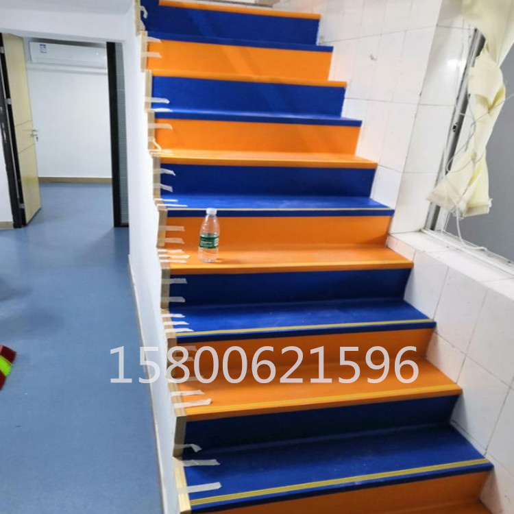 防滑耐磨防滑地胶上海可安装学校图书馆pvc楼梯踏步垫楼梯踏步板