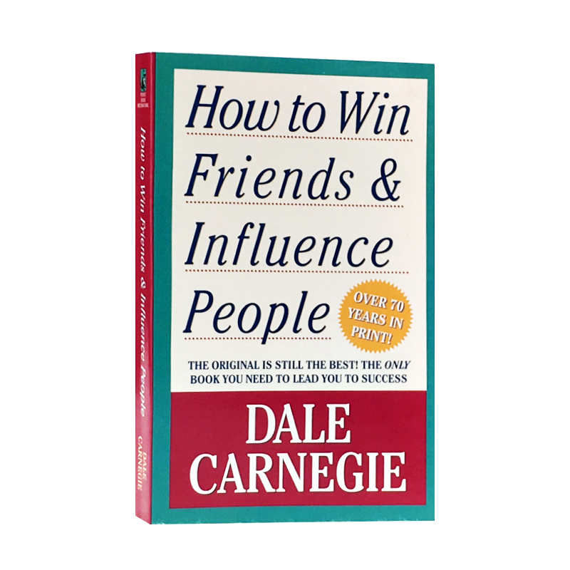【外文书店】 戴尔 卡耐基 人性的弱点 英文原版 英语书籍 How to Win Friends & Influence People人际关系沟通技巧 如何赢得朋友