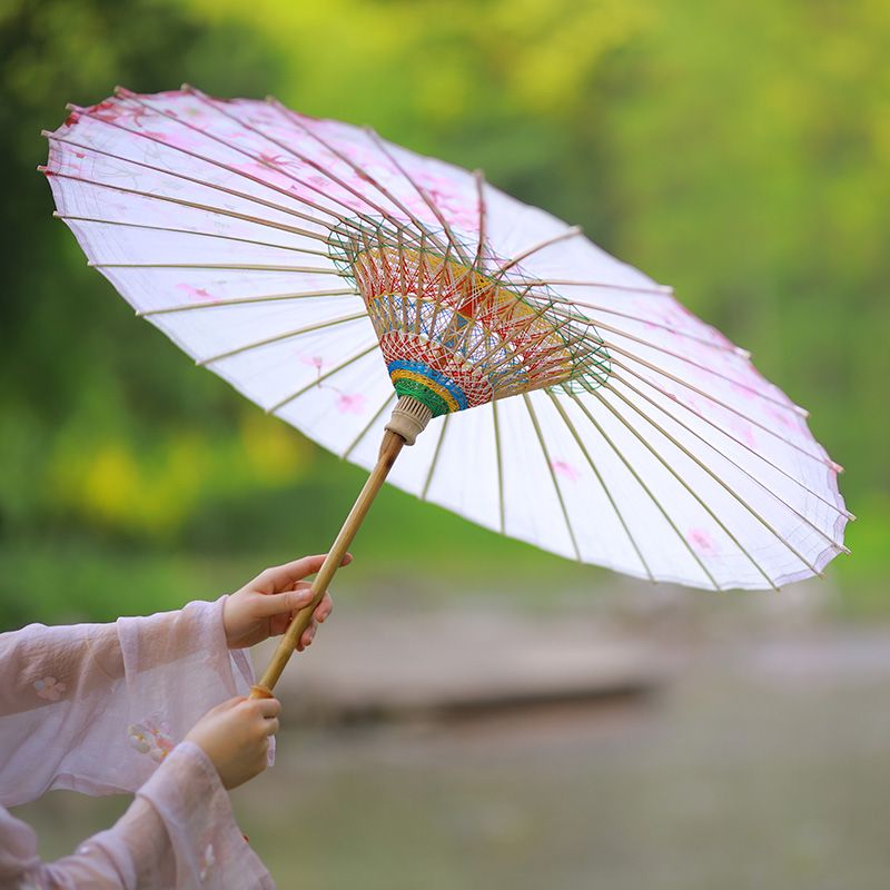油纸伞防雨防晒实用古风女汉服桐复古舞蹈纯手工传统中国风古装伞