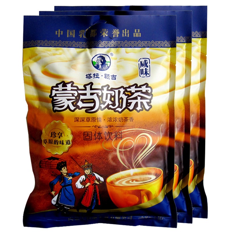 蒙古奶茶咸味甜味塔拉额吉袋装400g组合伴侣速溶粉特产内蒙古奶茶