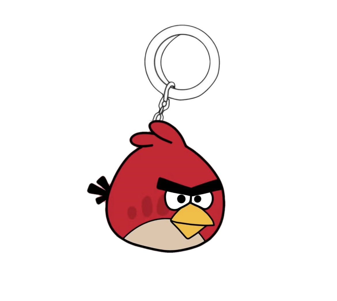 愤怒的小鸟玩具亚克力钥匙扣书包挂件爆款热销底价促销正品保障