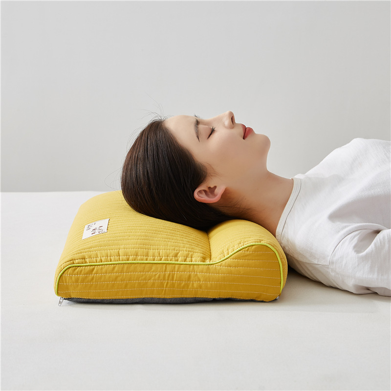 2023新款反牵引护颈荞麦枕头枕芯护颈枕助睡眠成人睡觉家用壳皮