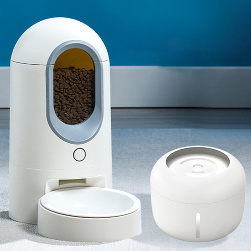 派可为宠物自动喂食器智能猫咪自助投喂器定时定量猫粮狗粮投食机