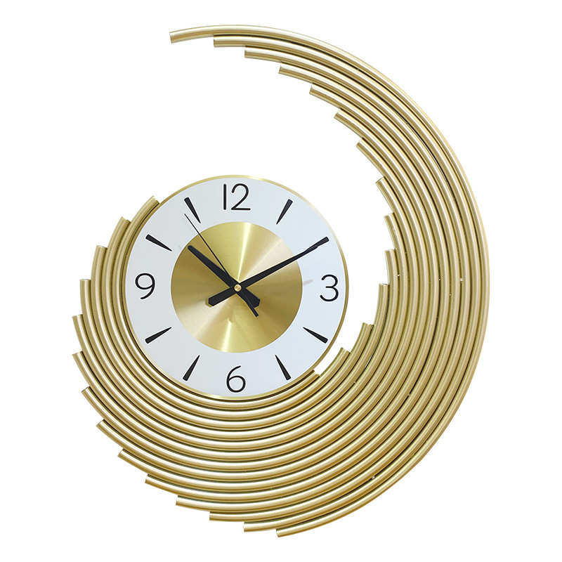 极速新品轻奢挂钟客厅家用时尚钟表玄关装饰新中式时钟艺术Z挂表