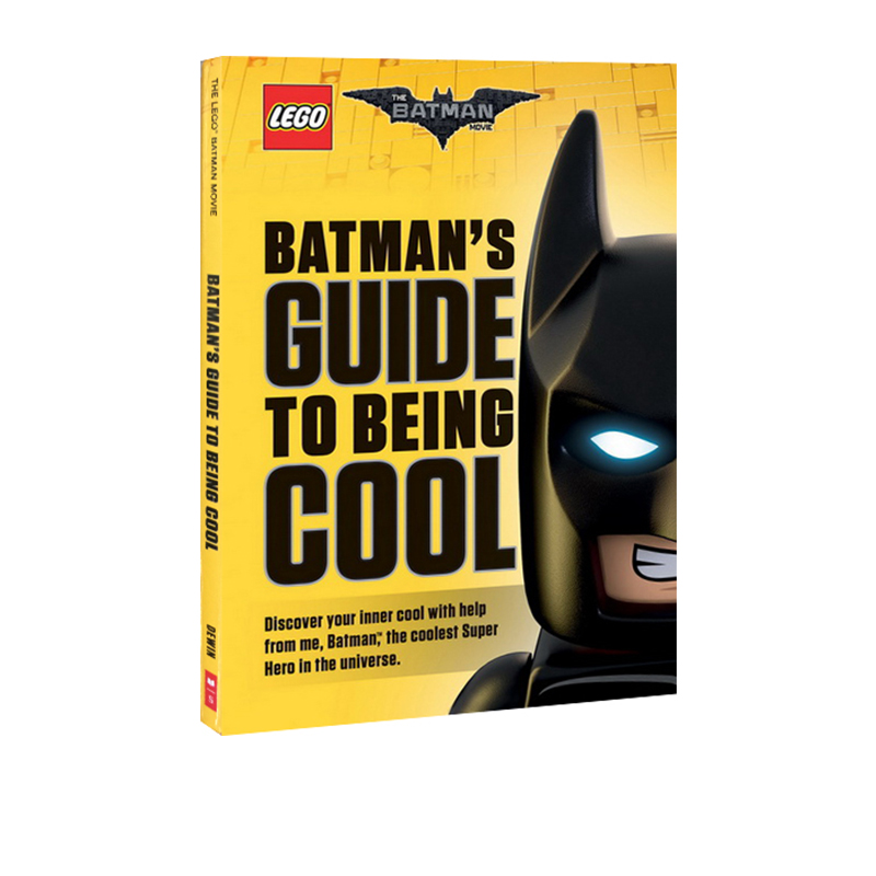 英文原版 LEGO BATMAN MOVIE LEGO BATMAN GUIDE TO BEING COOL 乐高蝙蝠侠指南 儿童启蒙漫画书 学乐出版社