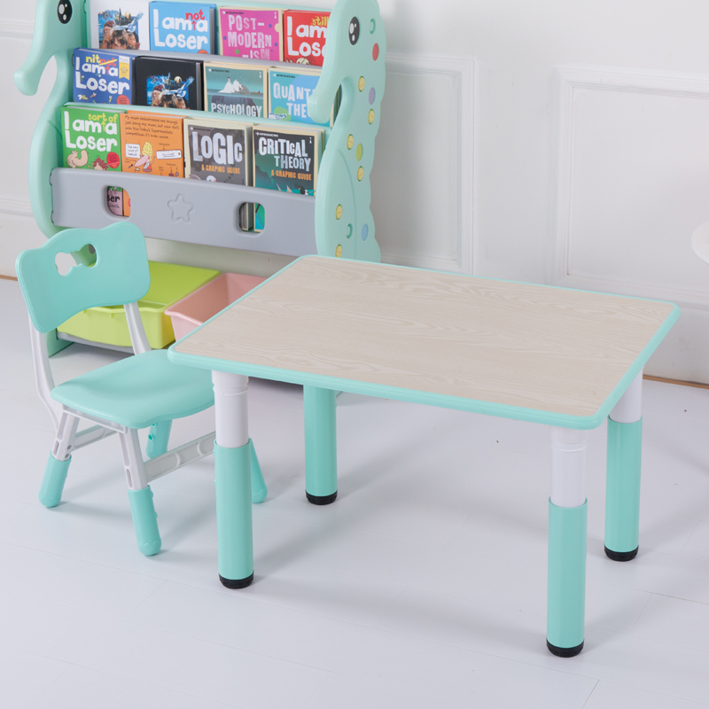 幼儿园桌椅儿童桌子套装宝宝桌家用塑料学习书桌升降长方形小椅子