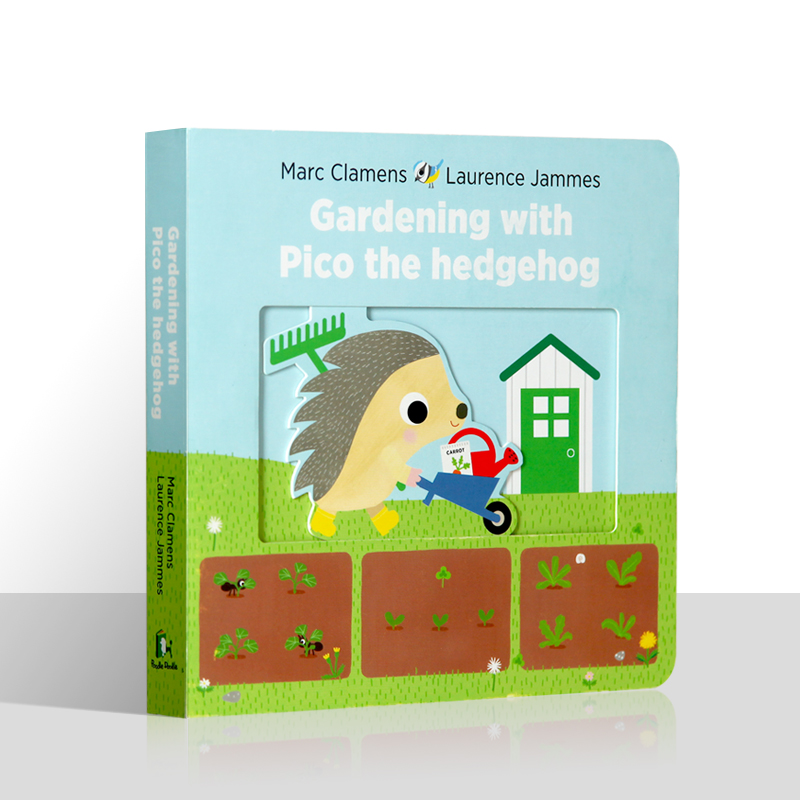 盖世童书小刺猬皮克的园艺生活Gardening with Pico the hedgehog原版绘本低幼儿童趣味启蒙图书进口书支持小怪兽点读笔心智麦田