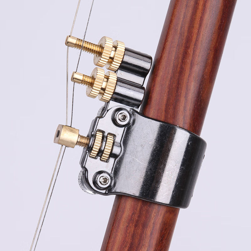 二胡琴弦微调器千斤新式黄铜乐器配件新型免安装弦护琴MJ30千斤_