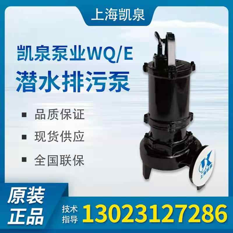 上海凯泉污水专用泵WQ/E  WQ/EC  WQ/ES系列切割泵带铰刀电动三相