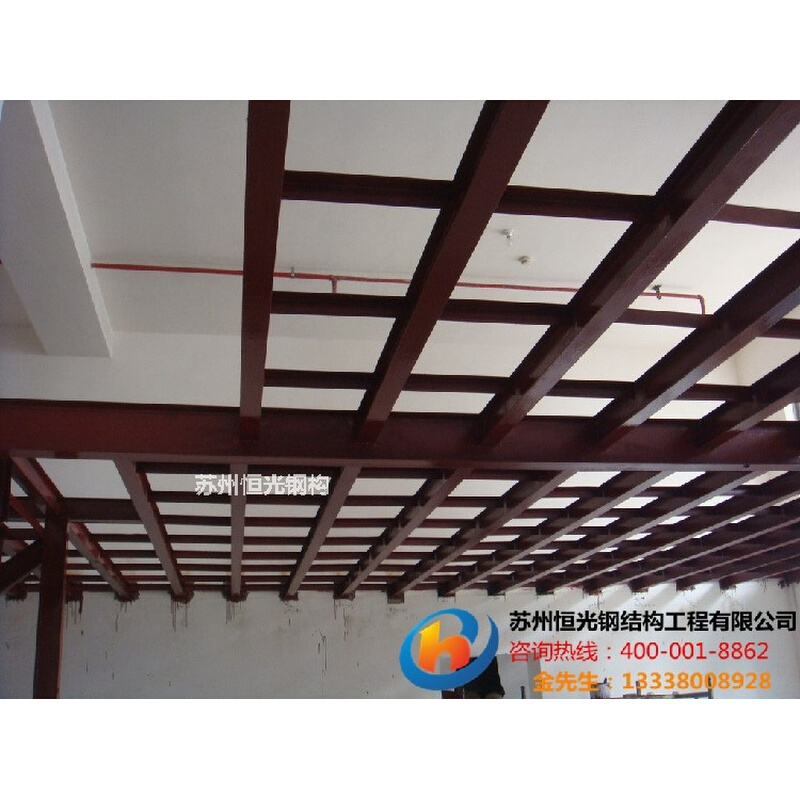 苏州钢结构楼板地下室钢结构阁楼制作钢结构阁楼