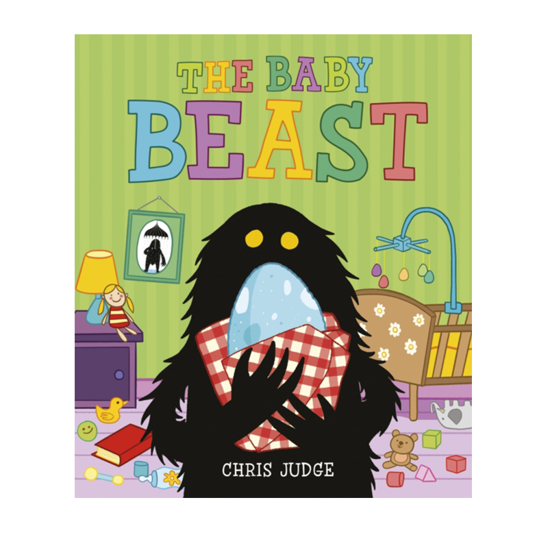 预售 英文原版 The Baby Beast 小野兽 父爱 儿童趣味睡前图画故事书 Chris Judge 英国安徒生出版社