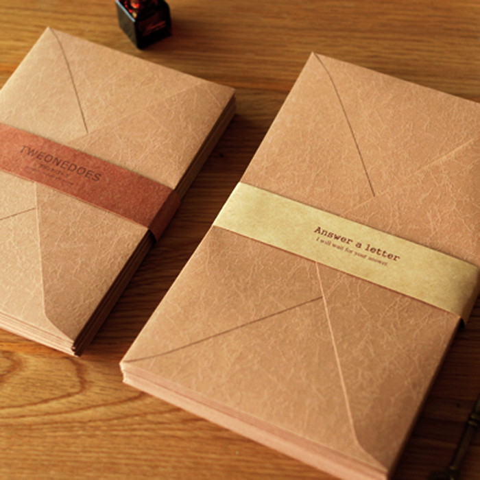 日本质感 艺术信封 酒会邀请函唯美精致浪漫情人节告白明信片纸袋