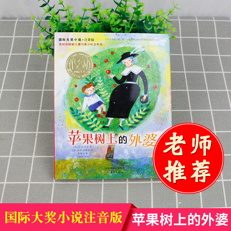 Y国际大奖小说注音版苹果树上的外婆小学生课外必读书籍一年级二年级三年级童书阅读图书新蕾出版社