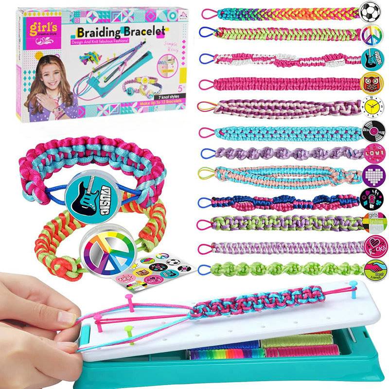 Friendship Bracelet Making Kit for Girls DIY Craft Kits Toys