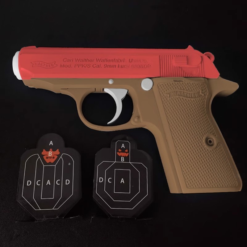 抖音M2瓦尔特64式成人金属模型玩具枪男孩玩具软弹枪PPK651合儿童