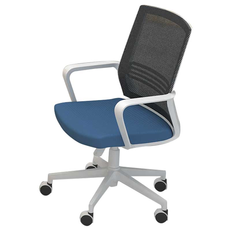 西安办公家具 办公电脑椅子靠背座椅 网布办公椅子职员转椅家用