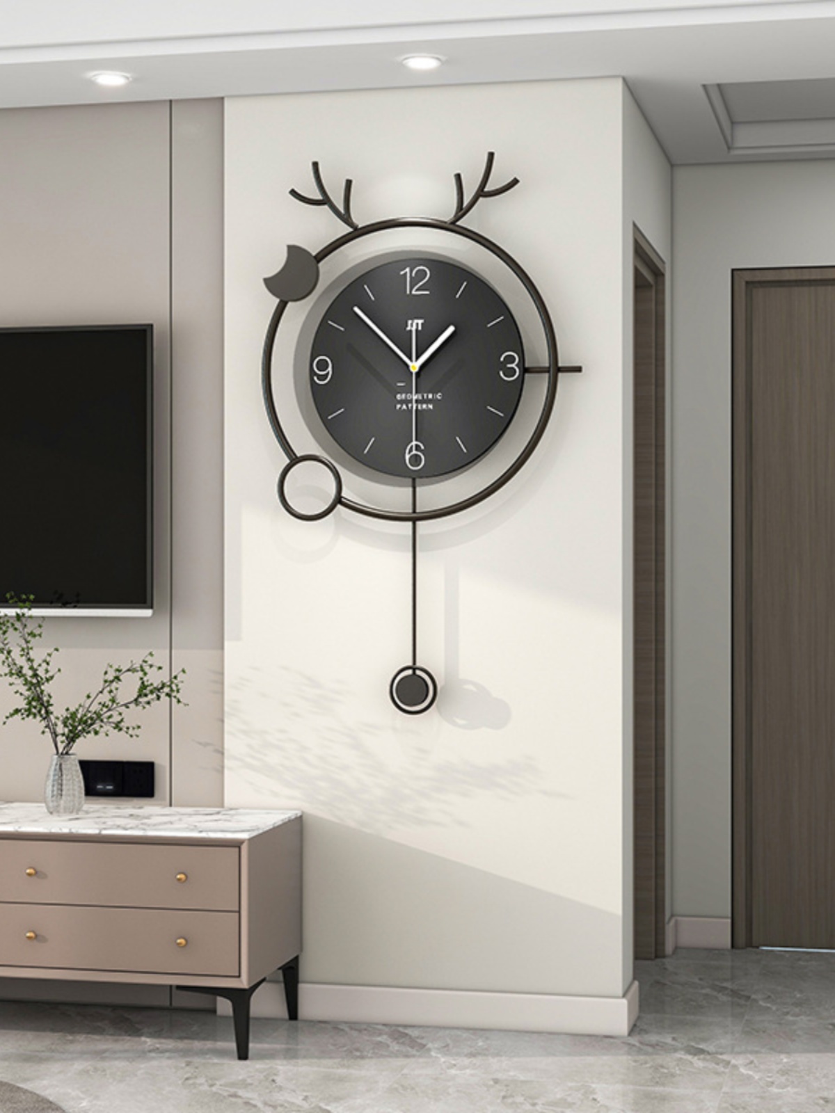 新款网红挂钟客厅时尚现代简约时钟挂墙个性创意家用餐厅艺术钟表