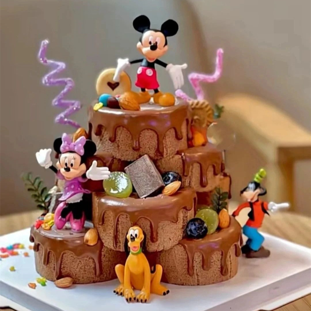 巴芙客米老鼠叠叠乐儿童蛋糕个性创意巧克力生日蛋糕北京同城配送