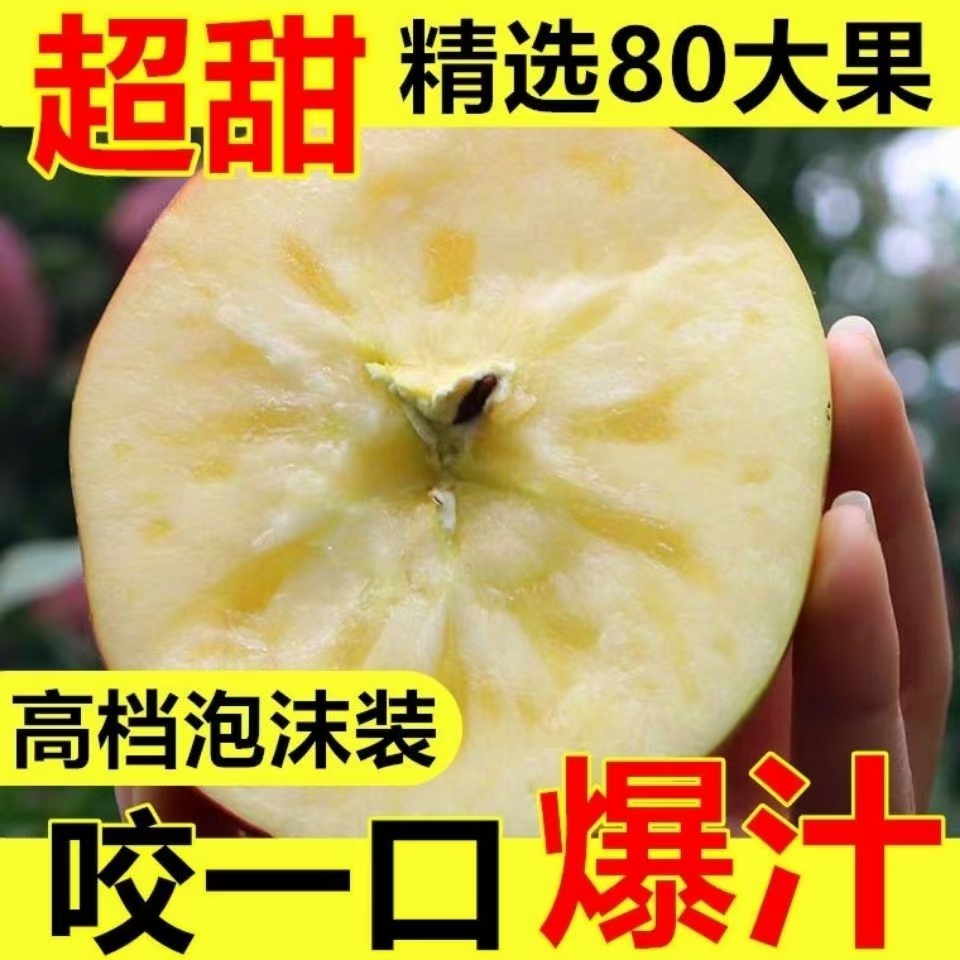 【产地直发】山西红富士苹果脆甜苹果冰糖心丑苹果应季新鲜水果9