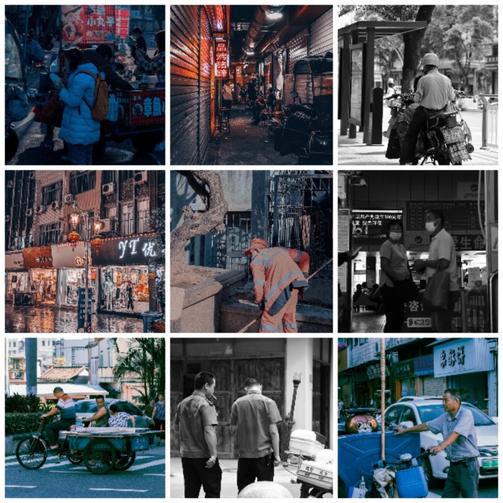 农民工底层劳动人民城市生活人文纪实扫街街拍抓拍人物图片素材4