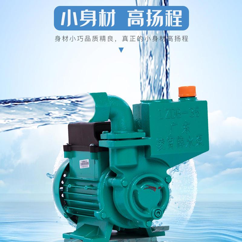 推荐广东清水泵家用自吸泵高扬程220V自来水管道自动增压泵抽水泵
