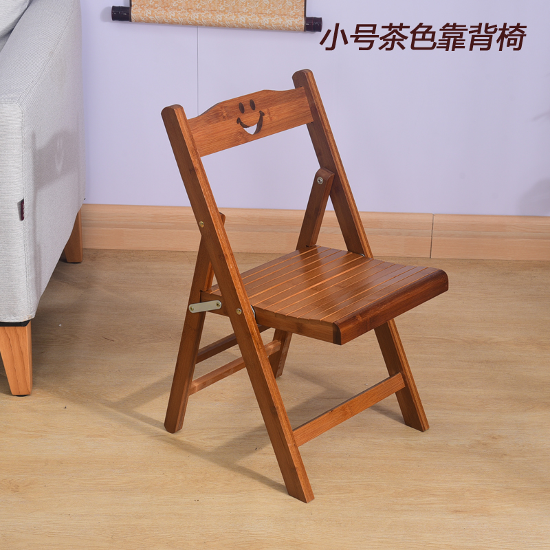 楠竹实木折叠凳子便携式小板凳钓鱼凳矮凳儿童凳可折叠靠背椅子