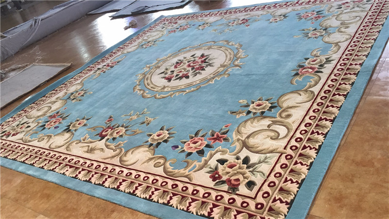 包邮纯手工新欧式混纺羊毛地毯茶几毯客厅卧室时尚可定制来图定制
