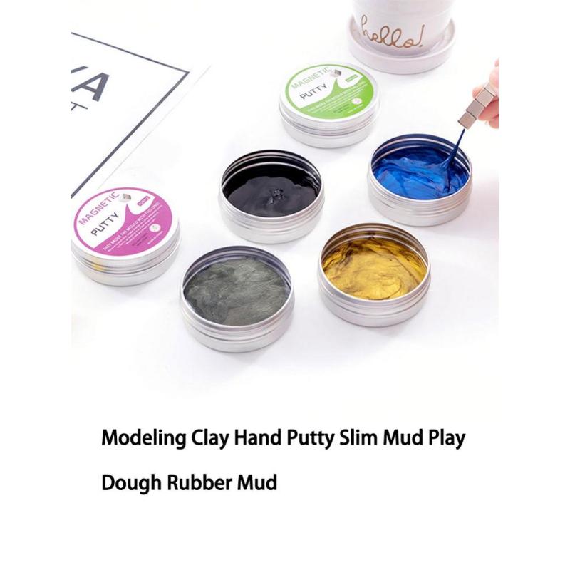 Hand Squeeze DIY Slime Hand Modeling Clay Putty Magnetic Sl