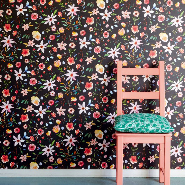 荷兰艾芬格正品进口墙纸现代简约花卉卧室床头壁纸 383520 383522