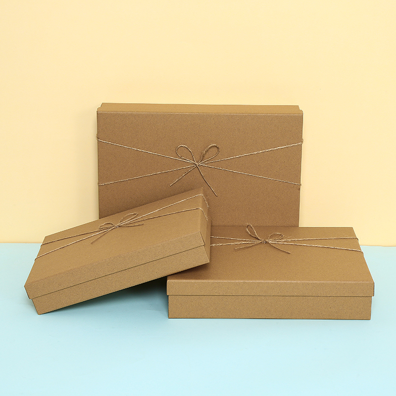 牛皮纸礼品盒包装盒装相框短袖书礼品空盒生日礼物空盒子礼盒定制