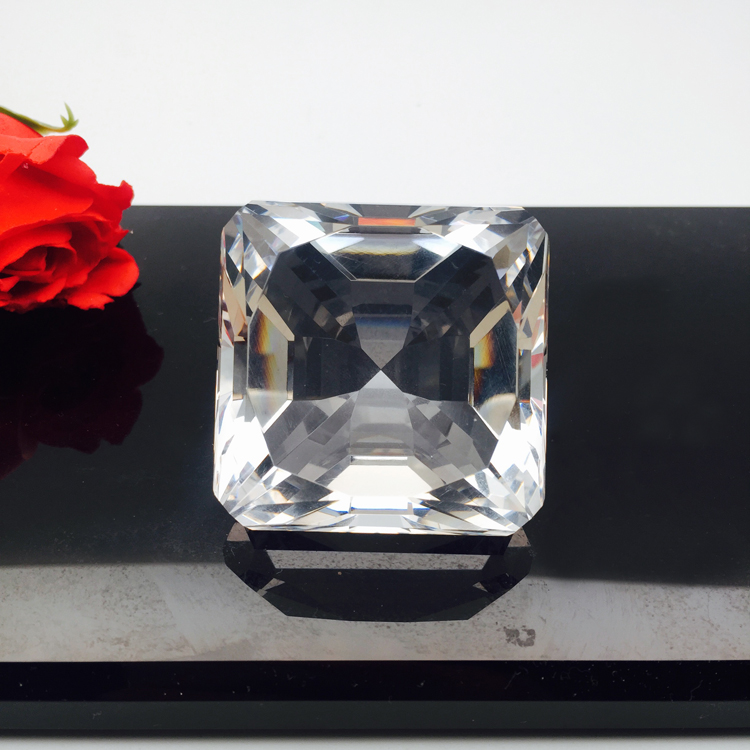 方形水晶钻石 玻璃水晶工艺品小摆件 可爱家居装饰柜台摄影道具