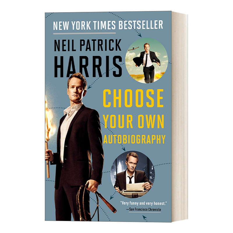 英文原版 Neil Patrick Harris 选择你自己的自传 喜剧演员传记 英文版 进口英语原版书籍
