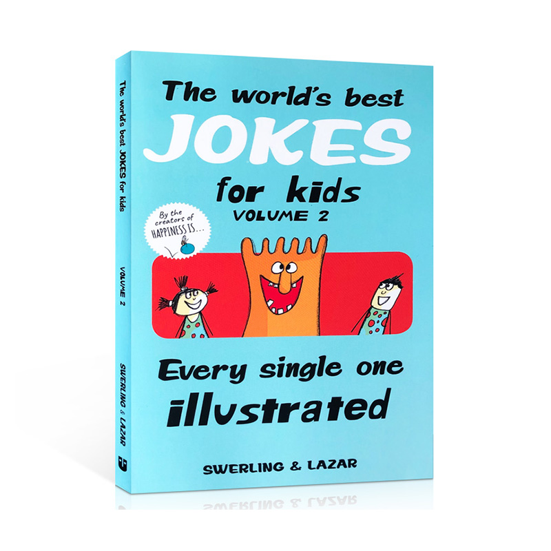 The Worlds Best Jokes for Kids Volume 2 英文原版 给孩子的笑话绘本 英语俚语学习 幽默笑话  纽约时报畅销书 Lisa Swerli