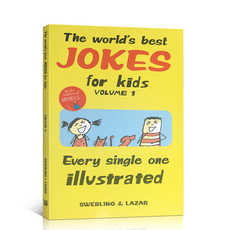 给孩子的笑话1绘本幽默笑话 英文原版 The World's Best Jokes for Kids Vol 世界上最好的儿童笑话第1卷 纽约时报畅销书