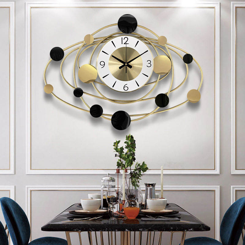 极速钟表挂钟创意艺术钟客厅家用现代简约静音个性挂钟时尚挂表轻