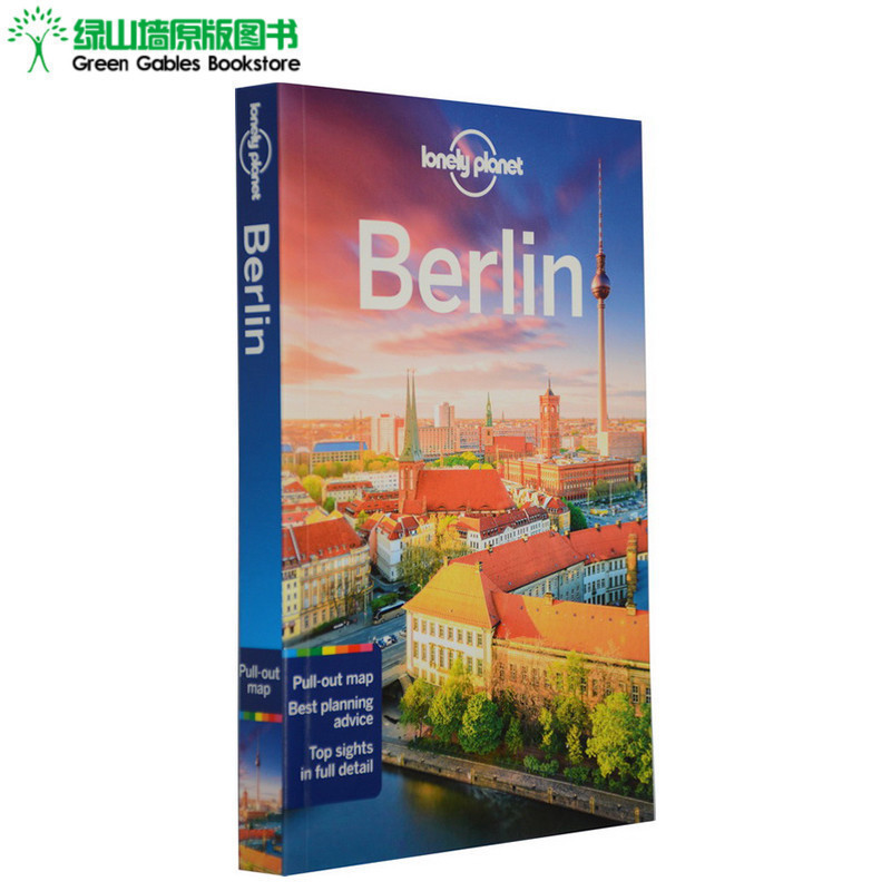 英文原版 Lonely Planet Berlin 孤独星球 LP 德国柏林 背包客旅行指南旅游书 附地图