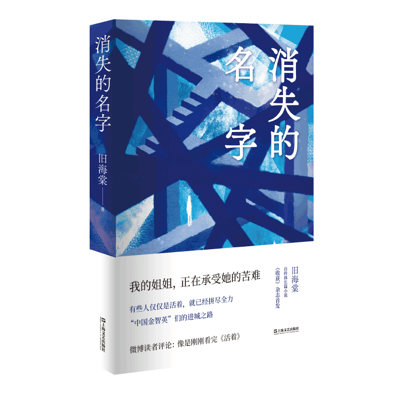 消失的名字 旧海棠 著 中国现当代文学理论 文学 上海文艺出版社 正版图书