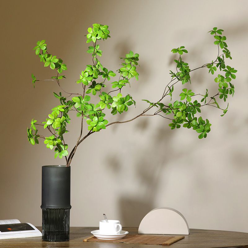 NA家花房北欧仿真花日本吊钟植物单支马醉木树枝客厅桌面绿植装饰
